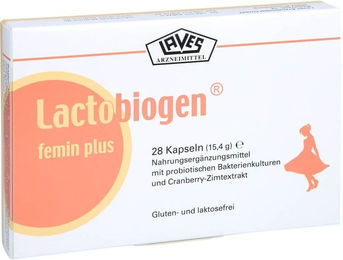 Lactobiogen femin plus Kapseln für Frauen 28 Stück – Bild 1 von 1
