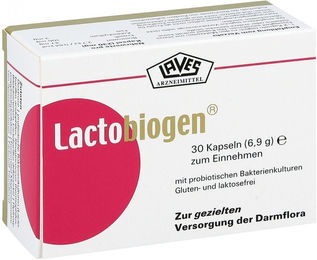 Lactobiogen Kapseln laktosefrei glutenfrei ohne Gelatine – Bild 1 von 1
