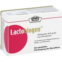 Produktbild von Lactobiogen Kapseln laktosefrei glutenfrei ohne Gelatine