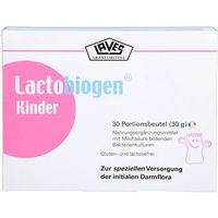 Produktbild von Lactobiogen Kinder Pulver Laves-Arzneimittel GmbH laktosefrei und glutenfrei 30 Beutel