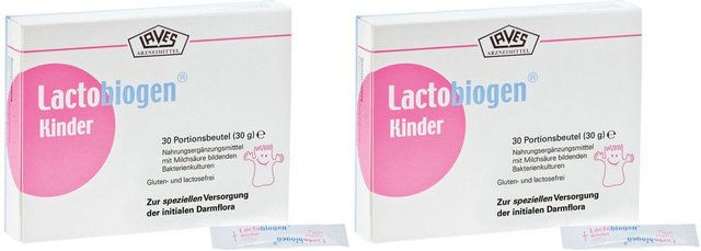 Lactobiogen Kinder Pulver von Laves-Arzneimittel GmbH laktosefrei und glutenfrei – Bild 1 von 1