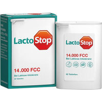 Produktbild von LactoStop Laktase 14.000 FCC Tabletten 80 Stück