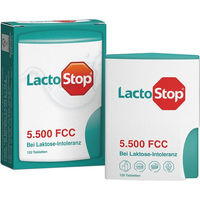 Produktbild von LactoStop Laktase 5.500 FCC Tabletten