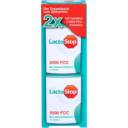 LactoStop Laktase 5.500 FCC Tabletten vegan glutenfrei 240 Stück – Bild 1 von 2