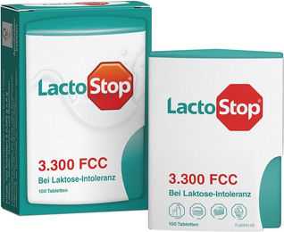 LactoStop Laktase Tabletten 3300 FCC 100 Stück – Bild 1 von 3