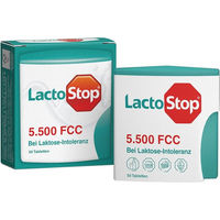 Produktbild von LactoStop Laktase Tabletten 5.500 FCC 50 Stück