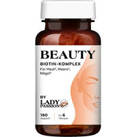 Produktbild von Lady Passion Beauty Kapseln mit Zink, Biotin und Selen vegan glutenfrei laktosefrei 180 Stück