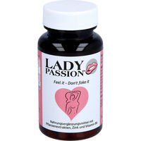 Produktbild von Lady Passion Libido mit Ashwagandha, Maca und Ginseng Kapseln vegan glutenfrei laktosefrei 60 Stück
