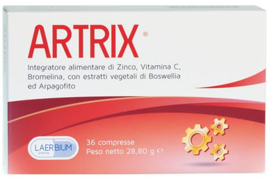 Laerbium Pharma ARTRIX Tabletten mit Boswellia und Bromelain glutenfrei und laktosefrei 36 Stück – Bild 1 von 1