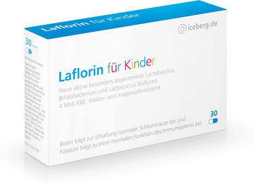 Laflorin für Kinder Kapseln vegan laktosefrei glutenfrei bio – Bild 1 von 3