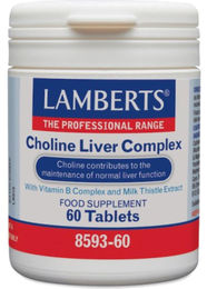 Lamberts Choline Liver Complex mit Cholin und B-Komplex Tabletten 60 Stück – Bild 1 von 2