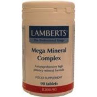 Produktbild von Lamberts Mega Mineral Complex Mineralstoff-Komplex Tabletten vegan vegetarisch 90 Stück
