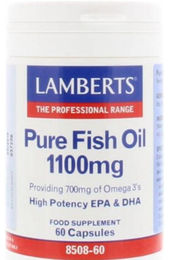 Lamberts Reines Fischöl Omega-3 1100 mg Kapseln 60 Stück – Bild 1 von 1