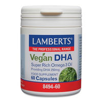 Produktbild von Lamberts Vegan DHA 250 mg Kapseln 60 Stück