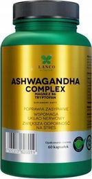 Lanco Nutritions Ashwagandha Complex mit Magnesium B6 und L-Tryptophan vegan 60 Kapseln – Bild 1 von 4