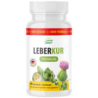 Produktbild von Landgut Leberkur Premium Glory Products OÜ Kapseln laktosefrei und glutenfrei 60 Stück