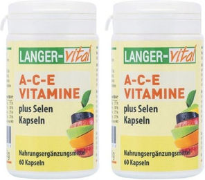 Langer vital A-C-E Vitamine Plus Selen Kapseln mit Vitamin-Kombination 60 Kapseln – Bild 1 von 1