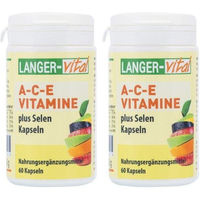 Produktbild von Langer vital A-C-E Vitamine Plus Selen Kapseln mit Vitamin-Kombination 60 Kapseln