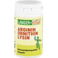 Produktbild von Langer vital Arginin Ornithin Lysin Kapseln 60 Stück