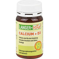 Produktbild von Langer vital Calcium 400 mg mit Vitamin D3 Tabletten 100 Stück