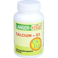 Produktbild von Langer vital Calcium + D3 Kapseln 800 mg mit Carbonat 60 Stück