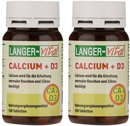 LANGER-Vital Calcium + D3 Tabletten – Bild 1 von 1