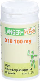 Langer vital Coenzym Q10 100 mg Ubiquinon Kapseln vegan 60 Stück – Bild 1 von 1