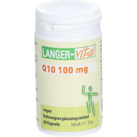 Produktbild von Langer vital Coenzym Q10 100 mg Ubiquinon Kapseln vegan 60 Stück