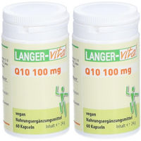 Produktbild von Langer vital Coenzym Q10 100 mg Ubiquinon Kapseln vegan 60 Stück
