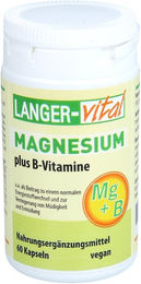 Langer vital GmbH Magnesium 375 mg mit B-Vitaminen Kapseln 60 Stück – Bild 1 von 1