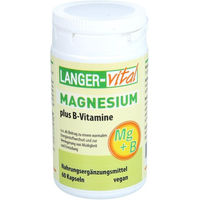 Produktbild von Langer vital GmbH Magnesium 375 mg mit B-Vitaminen Kapseln 60 Stück