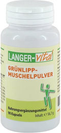 Langer Vital Grünlippmuschel Pulver 1050 mg/Tg Kapseln – Bild 1 von 1