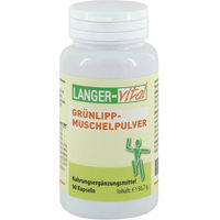 Produktbild von Langer Vital Grünlippmuschel Pulver 1050 mg/Tg Kapseln