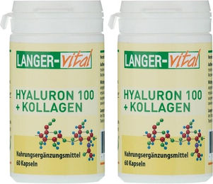Langer vital Hyaluron 100 + Kollagen Kapseln 120 Stück – Bild 1 von 1