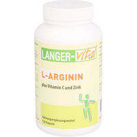 Produktbild von Langer vital L-Arginin mit Vitamin C und Zink Kapseln 120 Stück