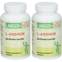 Produktbild von LANGER-vital L-Arginin mit Vitamin C und Zink Kapseln