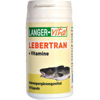 Produktbild von LANGER-Vital Lebertran mit Vitaminen in Kapseln