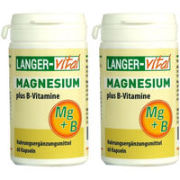 Produktbild von Langer vital Magnesium plus B-Vitamine Kapseln