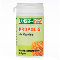 Produktbild von LANGER-vital Propolis plus Vitamine B-Komplex Kapseln 60 Stück