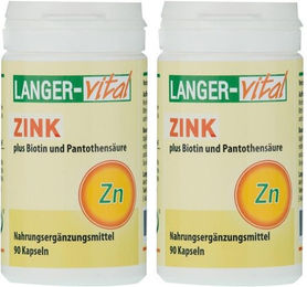 LANGER-Vital Zink Biotin und Selen Kombination 180 Kapseln – Bild 1 von 1