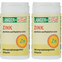 Produktbild von LANGER-Vital Zink Biotin und Selen Kombination 180 Kapseln