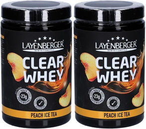 LAYENBERGER® Clear Whey Isolat Pulver Peach Ice Tea zuckerfrei – Bild 1 von 1