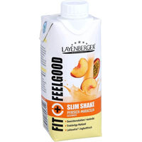 Produktbild von Layenberger Fit+feelgood Slim Shake Pfirsich-Maracuja laktosefrei und glutenfrei 330 ml