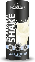 Layenberger LowCarb.one 3K Protein Shake Vanille-Sahne Pulver glutenfrei 360 g – Bild 1 von 2