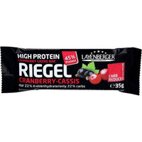 Produktbild von Layenberger Lowcarb.one Proteinriegel Cranberry-Cassis ohne Zusatzstoffe
