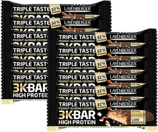 LAYENBERGER Triple Taste High Protein Riegel Erdnuss Mandel Kokos ohne Zusatzstoffe – Bild 1 von 1