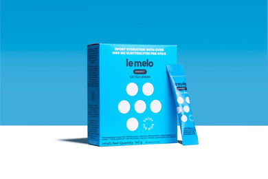 le melo ICE TEA LEMON Funktionale Hydration mit Koffein Sticks – Bild 1 von 2