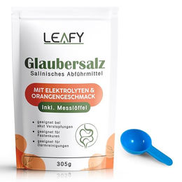 Leafy Glaubersalz Pulver mit Elektrolyten 305g XXL Packung – Bild 1 von 3
