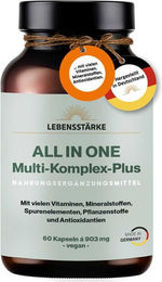 LEBENSSTÄRKE All In One Multi-Komplex-Plus Kapseln vegan – Bild 1 von 2