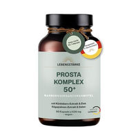 Produktbild von LEBENSSTÄRKE Prosta Komplex 50+ Kräuter-Komplex mit Sägepalme, Zink und Selen, 90 Kapseln, vegan, glutenfrei und laktosefrei